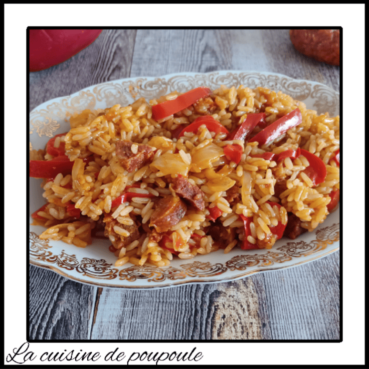 Riz au poivron et au chorizo – La cuisine de Poupoule