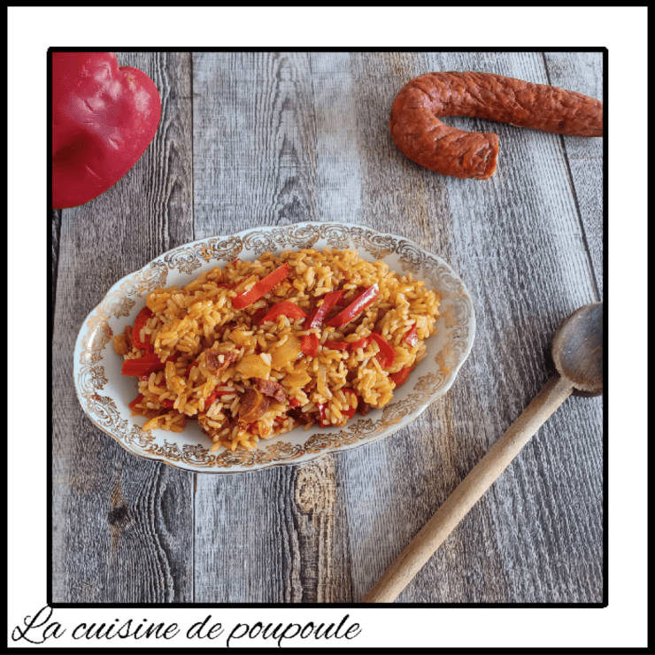 Riz au poivron et au chorizo – La cuisine de Poupoule