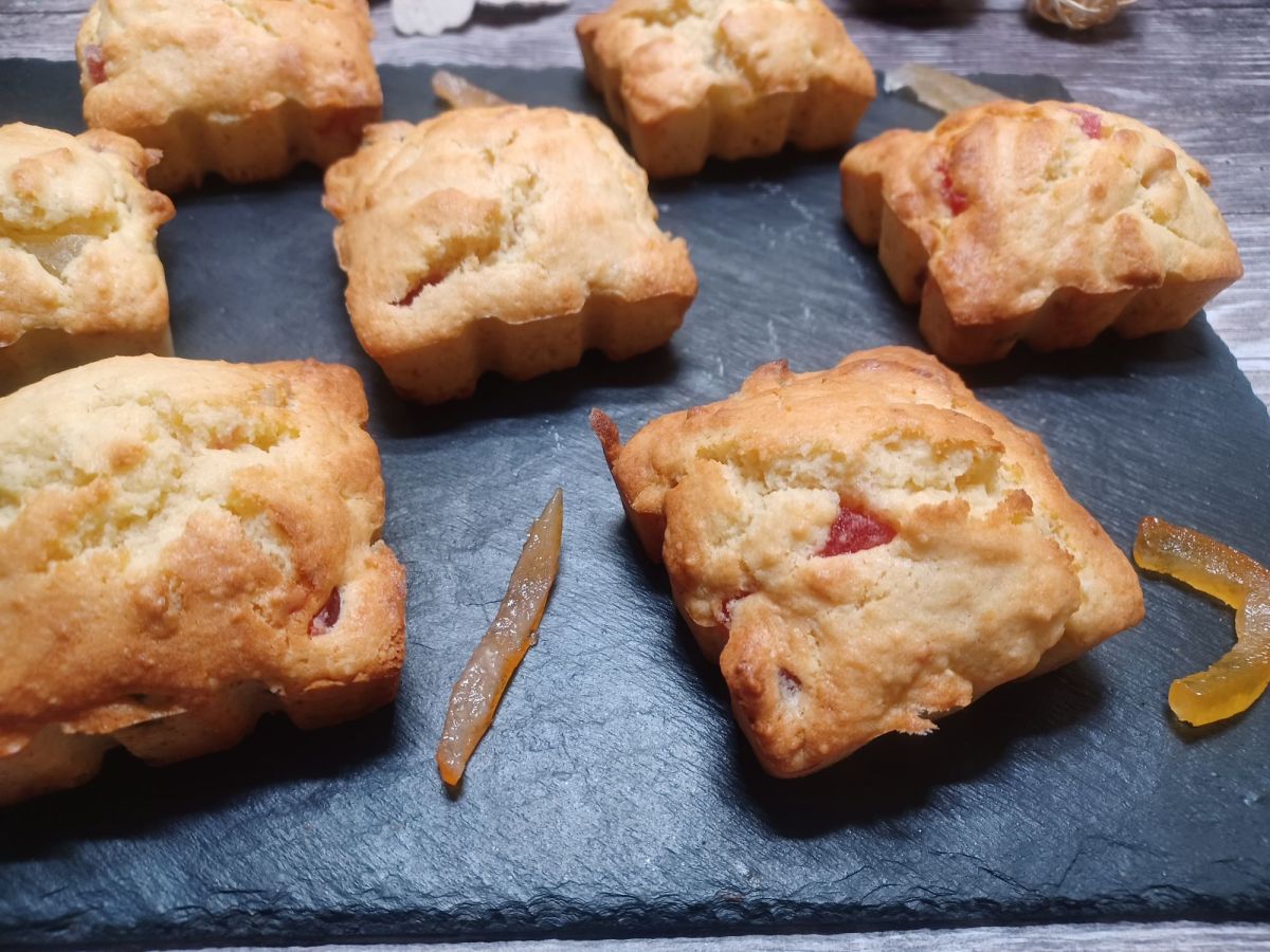 Mini cakes aux fruits confits – La cuisine de Poupoule