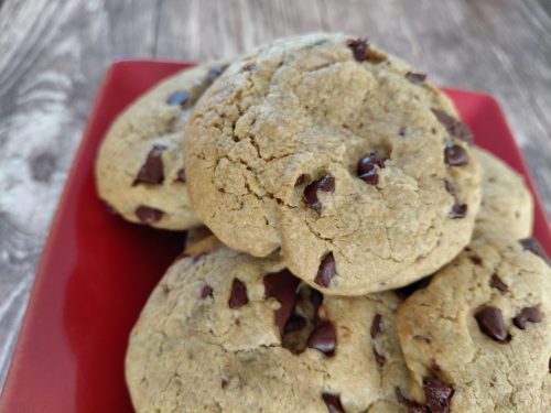 Cookies matcha et chocolat